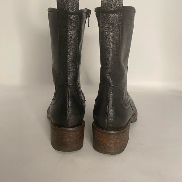 Free People “Lynden” Black Ankle Boot in size 37.  The look is a Western - Picture 4 of 11